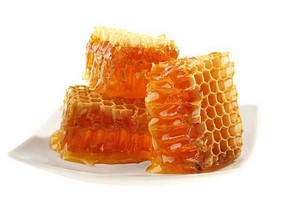 Медовые соты, мёд