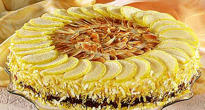 Лимонно-медовый торт